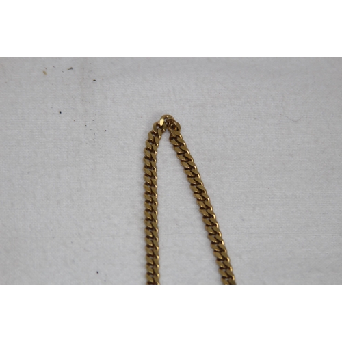 963 - CATOREX GOLD TONE FOB WATCH AND CHAIN