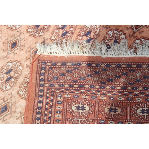 293 - VINTAGE SILK AND WOOL RUG
190 X 126CM