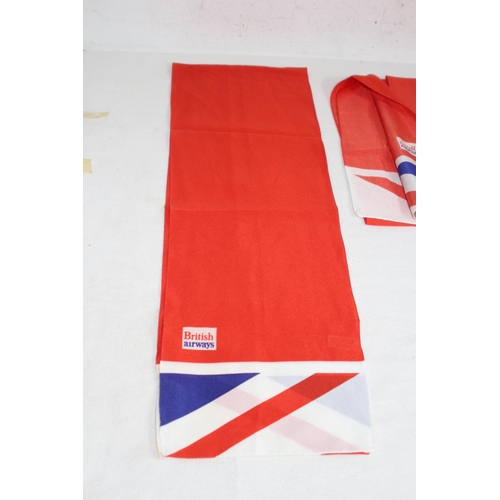 654 - QUANTITY OF VINTAGE BRITISH AIRWAYS SCARVES