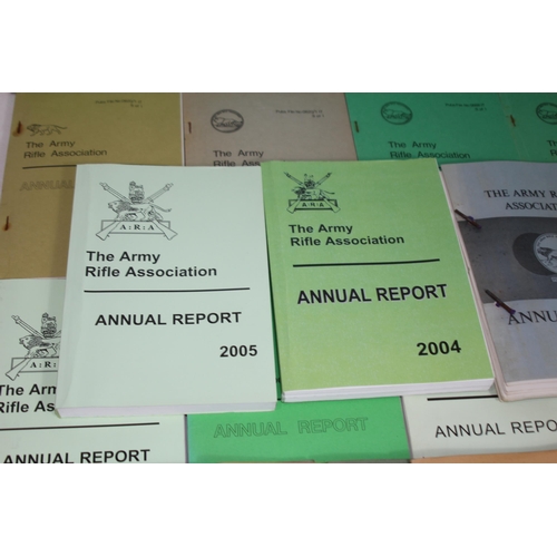 847 - QUANTITY OF RIFLE ASSOCIATION ANNUAL REPORT BOOKS