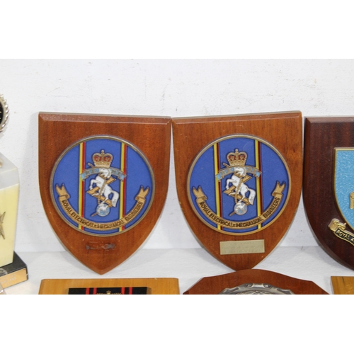 848 - QUANTITY OF RIFLE PLAQUES