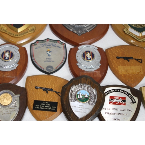 848 - QUANTITY OF RIFLE PLAQUES