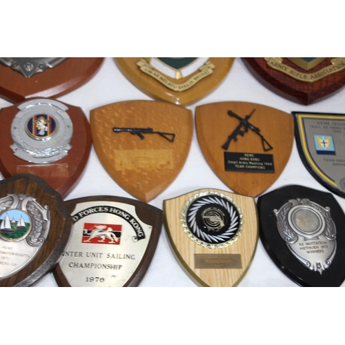 848 - QUANTITY OF RIFLE PLAQUES