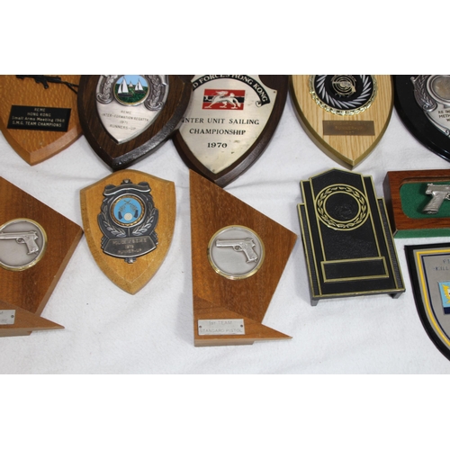 848 - QUANTITY OF RIFLE PLAQUES