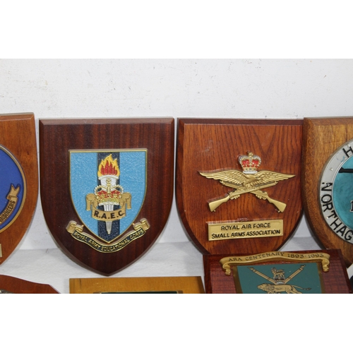 848 - QUANTITY OF RIFLE PLAQUES