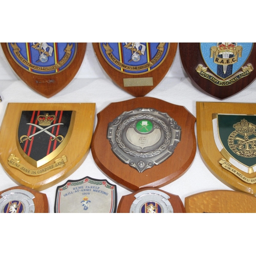 848 - QUANTITY OF RIFLE PLAQUES