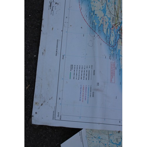 850 - 2 x VINTAGE FALKLANDS OPERATION CORPORATE MAPS