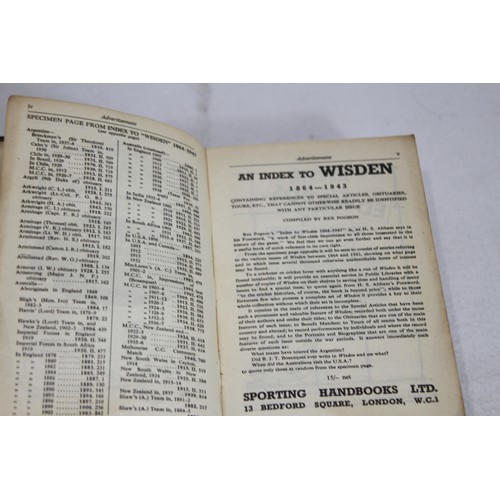 459 - QUANTITY OF CRICKET BOOKS INCLUDING 1948 WISDEN'S