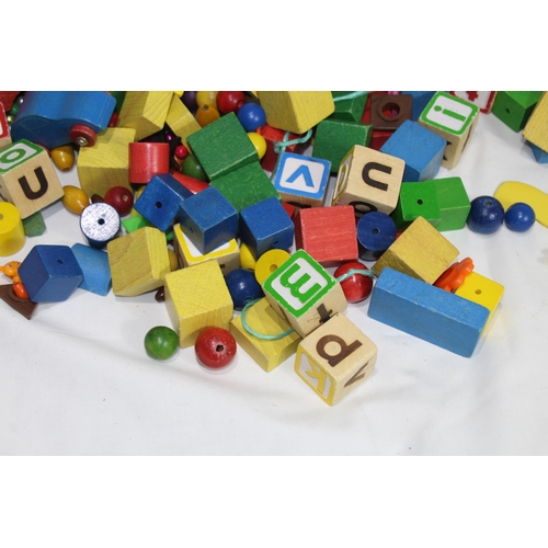594 - QUANTITY OF CHILDRENS TOY BRICKS ETC