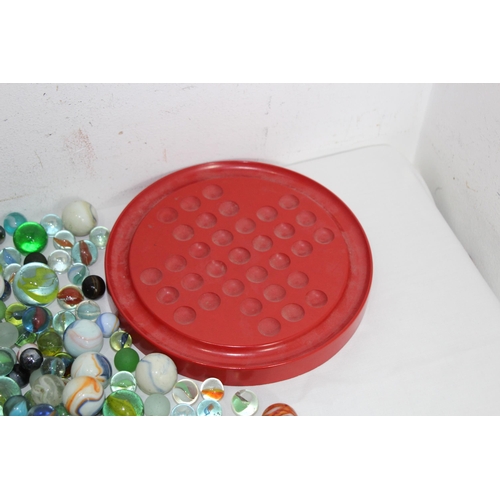 598 - LARGE QUANTITY OF MARBLES