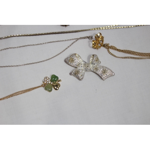 423 - BOX OF COSTUME JEWELLERY INCLUDING SILVER
