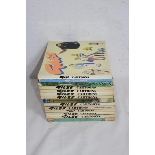 428 - QUANTITY OF GILES CARTOON BOOKS