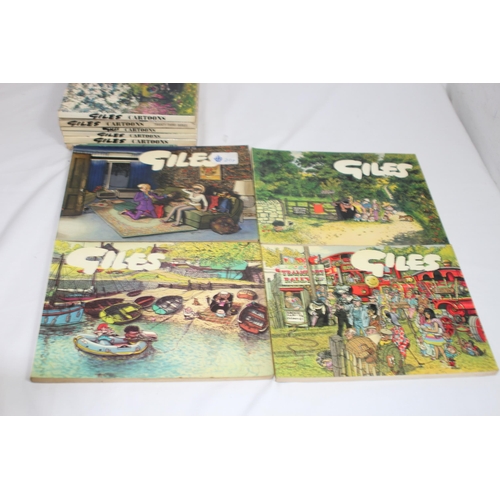 428 - QUANTITY OF GILES CARTOON BOOKS
