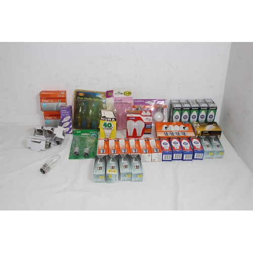 430 - BOX OF VINTAGE BOXED LIGHT BLUBS