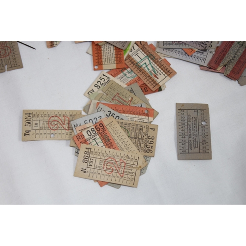 436 - QUANTITY OF VINTAGE BUS TICKETS