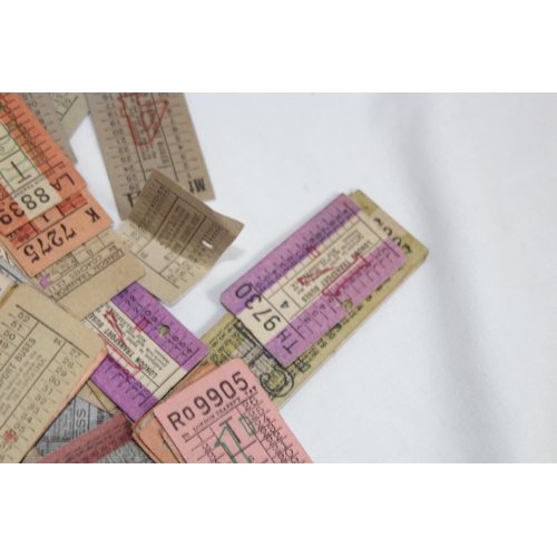 436 - QUANTITY OF VINTAGE BUS TICKETS