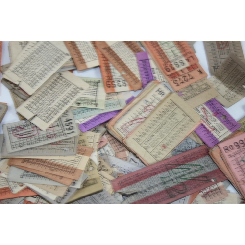 436 - QUANTITY OF VINTAGE BUS TICKETS