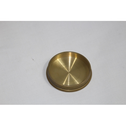 438 - NAUTICALIA BRASS TELESCOPE ON TRIPOD BASE