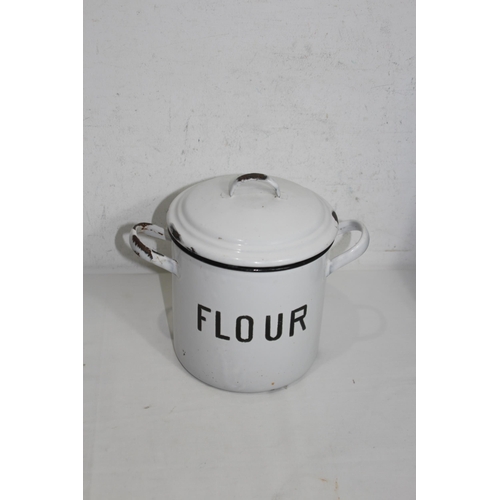 441 - 2 PIECES OF VINTAGE ENAMELWARE
38CM