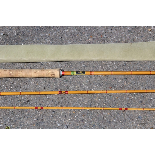 455 - VINTAGE ALLCOCK SPILT CAIN FLYROD