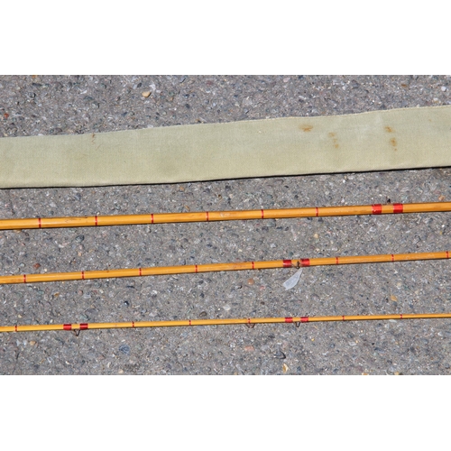 455 - VINTAGE ALLCOCK SPILT CAIN FLYROD
