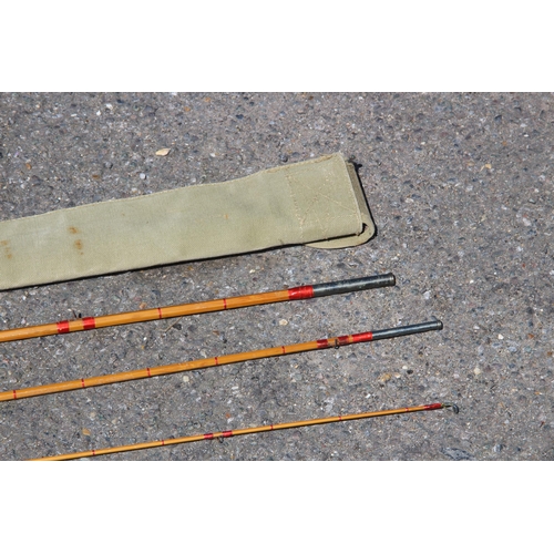455 - VINTAGE ALLCOCK SPILT CAIN FLYROD