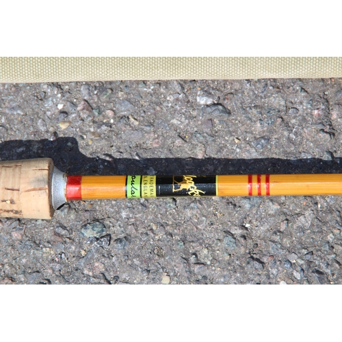 455 - VINTAGE ALLCOCK SPILT CAIN FLYROD