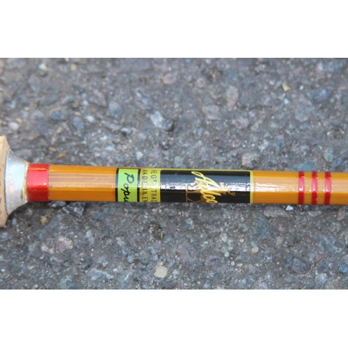 455 - VINTAGE ALLCOCK SPILT CAIN FLYROD