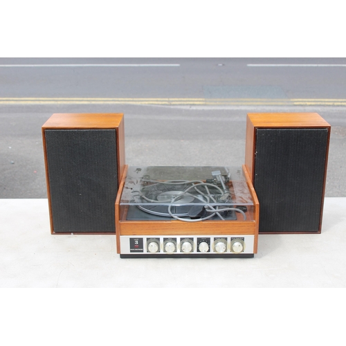 727 - MARCONIPHONE TURNTABLE AND SPEAKERS