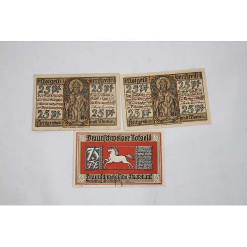 772 - QUANTITY OF GERMAN EMERGENCY MONEY FROM BETWEEN THE WARS