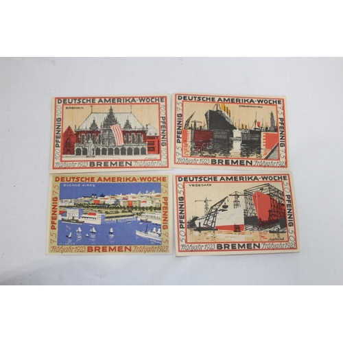 772 - QUANTITY OF GERMAN EMERGENCY MONEY FROM BETWEEN THE WARS