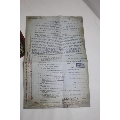 773 - QUANTITY OF MILITARY EPHEMERA PLUS CAP BADGES