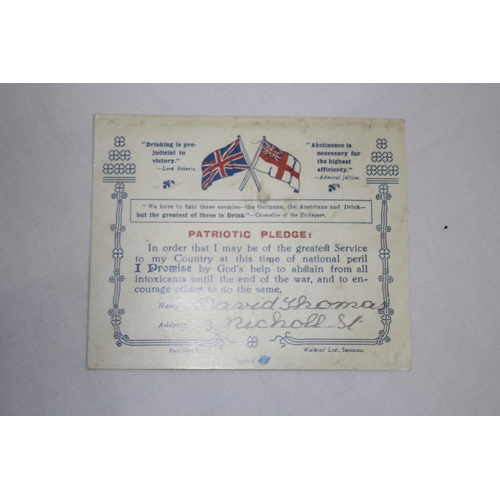 773 - QUANTITY OF MILITARY EPHEMERA PLUS CAP BADGES