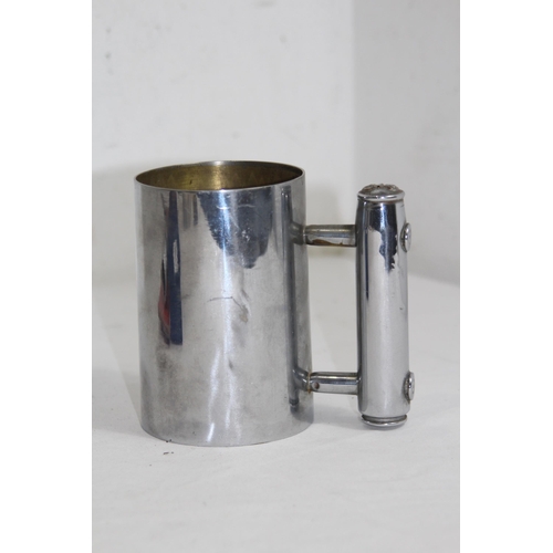 778 - GENUINE 1942-3 NAVY TANKARD MADE FROM SHIPS AMMO CASES
13CM
