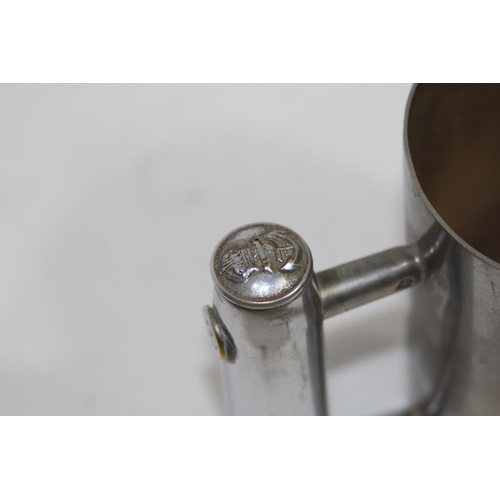 778 - GENUINE 1942-3 NAVY TANKARD MADE FROM SHIPS AMMO CASES
13CM