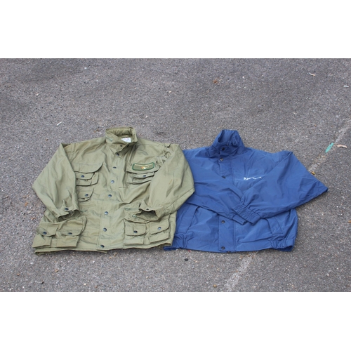 458 - VINTAGE FISHING JACKET AND BROWNING SHOOT JACKET
