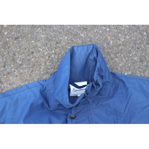 458 - VINTAGE FISHING JACKET AND BROWNING SHOOT JACKET