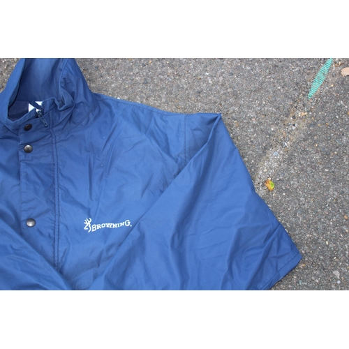 458 - VINTAGE FISHING JACKET AND BROWNING SHOOT JACKET