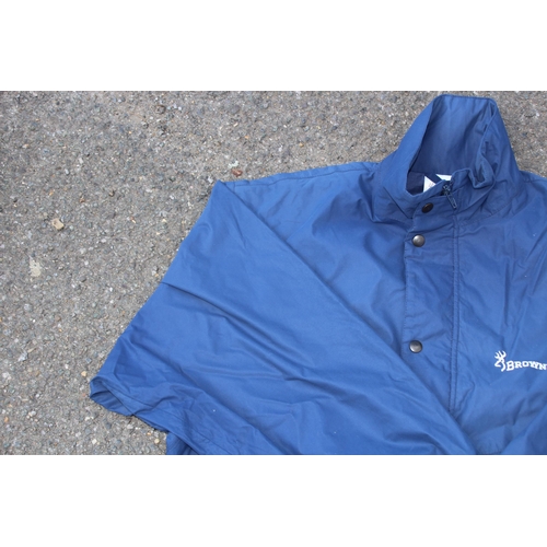 458 - VINTAGE FISHING JACKET AND BROWNING SHOOT JACKET