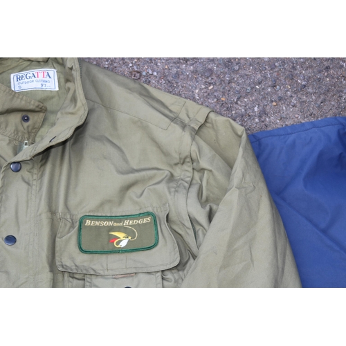 458 - VINTAGE FISHING JACKET AND BROWNING SHOOT JACKET