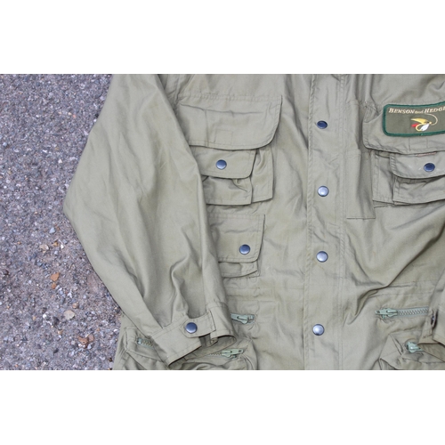 458 - VINTAGE FISHING JACKET AND BROWNING SHOOT JACKET