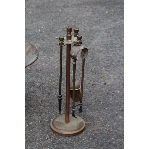 460 - COPPER COAL BUCKET AND CONTENTS