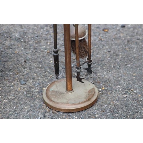 460 - COPPER COAL BUCKET AND CONTENTS