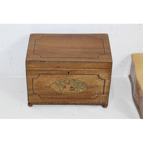 464 - QUANTITY OF INTERESTING WOODEN BOXES
30 X 22 X 8CM