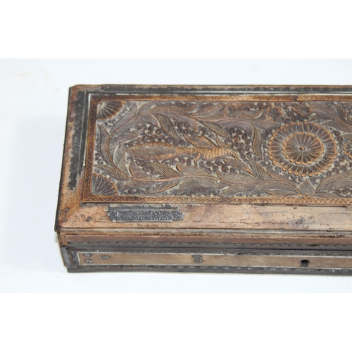 464 - QUANTITY OF INTERESTING WOODEN BOXES
30 X 22 X 8CM