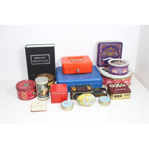 470 - QUANTITY OF VINTAGE TINS ETC