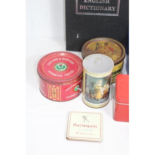 470 - QUANTITY OF VINTAGE TINS ETC