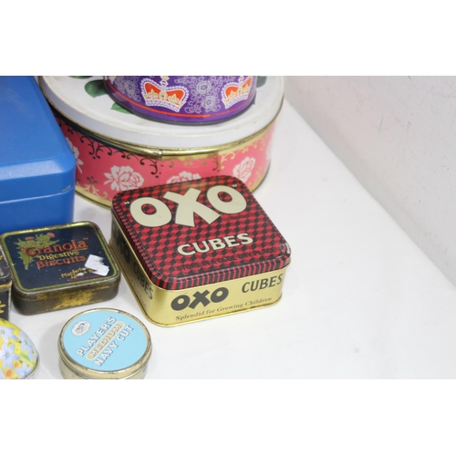 470 - QUANTITY OF VINTAGE TINS ETC