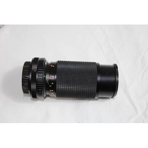 722 - QUANTITY OF CASED CAMERA EQUIPMENT INCLUDING CANON CAMERA AND VARIOUS LENSES ETC