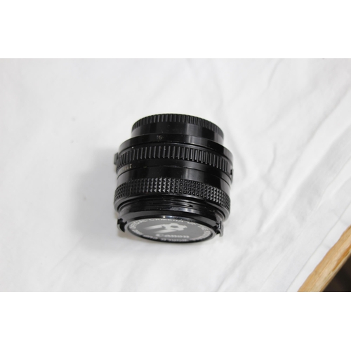 722 - QUANTITY OF CASED CAMERA EQUIPMENT INCLUDING CANON CAMERA AND VARIOUS LENSES ETC